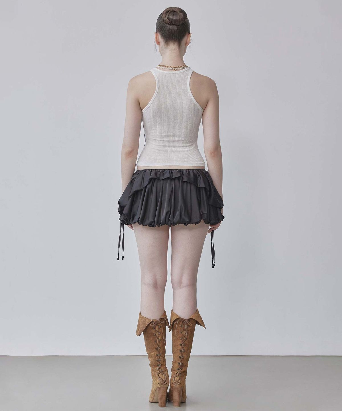 스컬프터(SCULPTOR) Balloon Cargo Skort Black