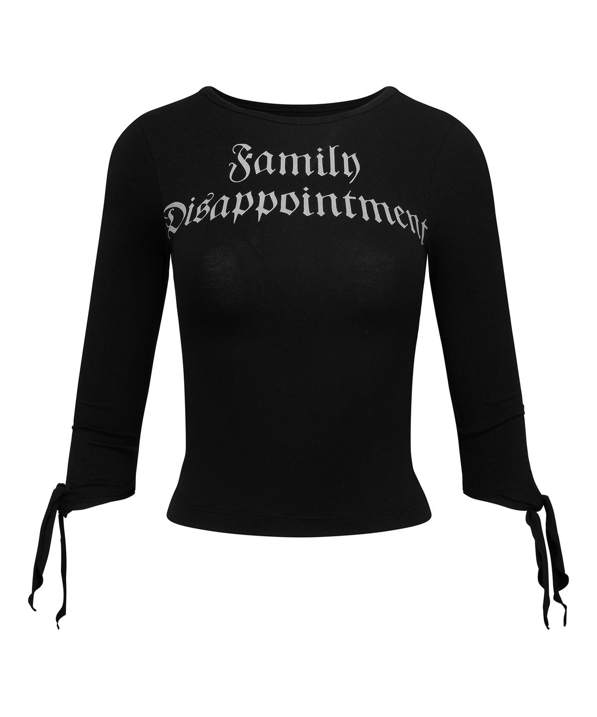 스컬프터(SCULPTOR) Tie Sleeve Tee Black