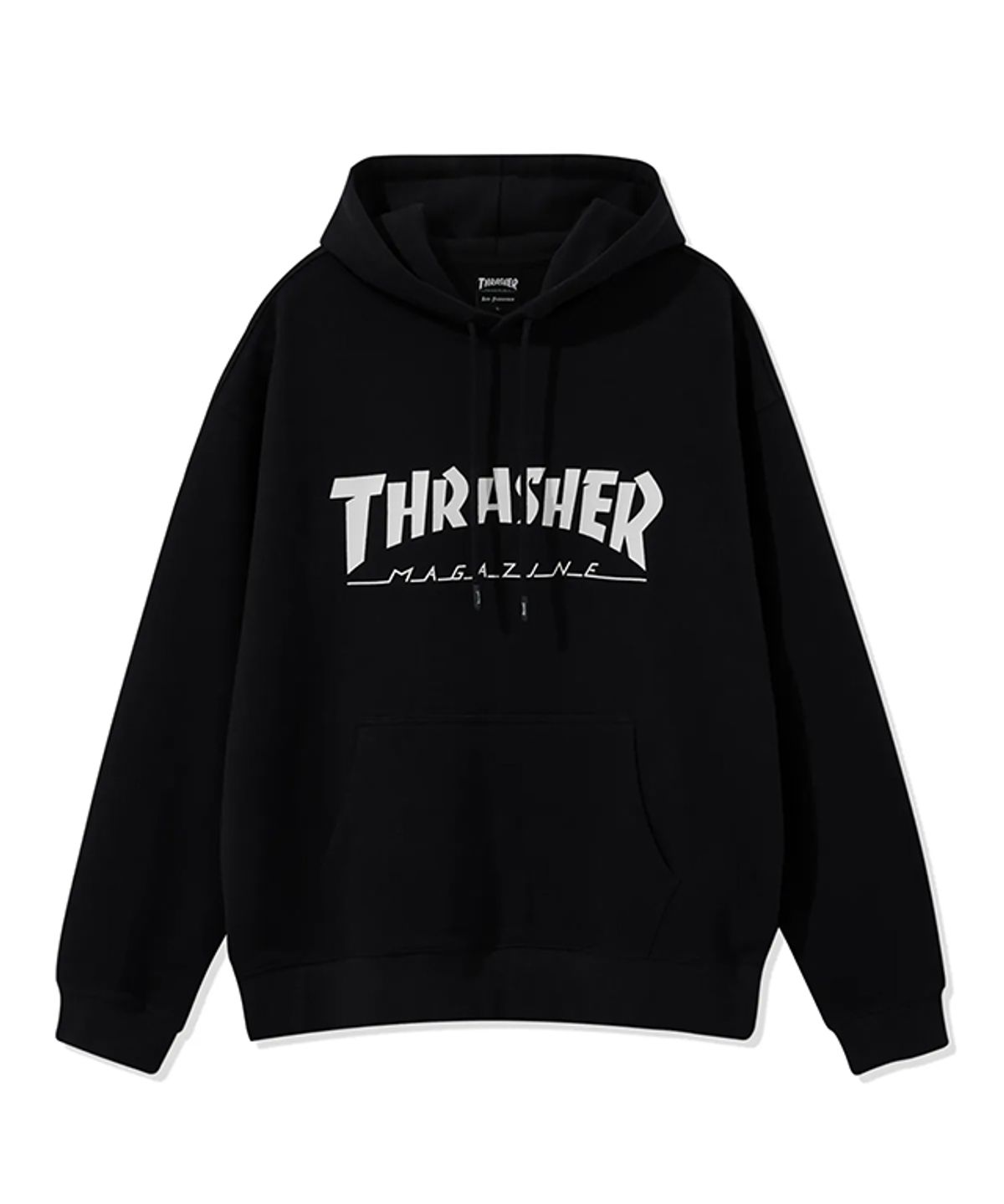 트레셔(THRASHER) 매거진 로고 후디 블랙