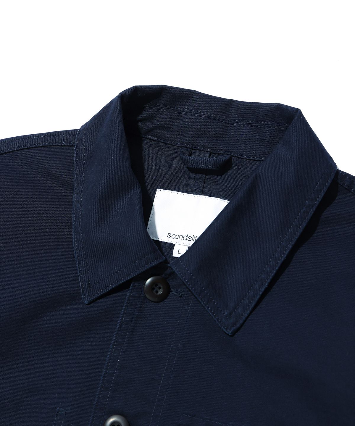 사운즈라이프(SOUNDSLIFE) Moleskin 4P French Work Jacket Navy