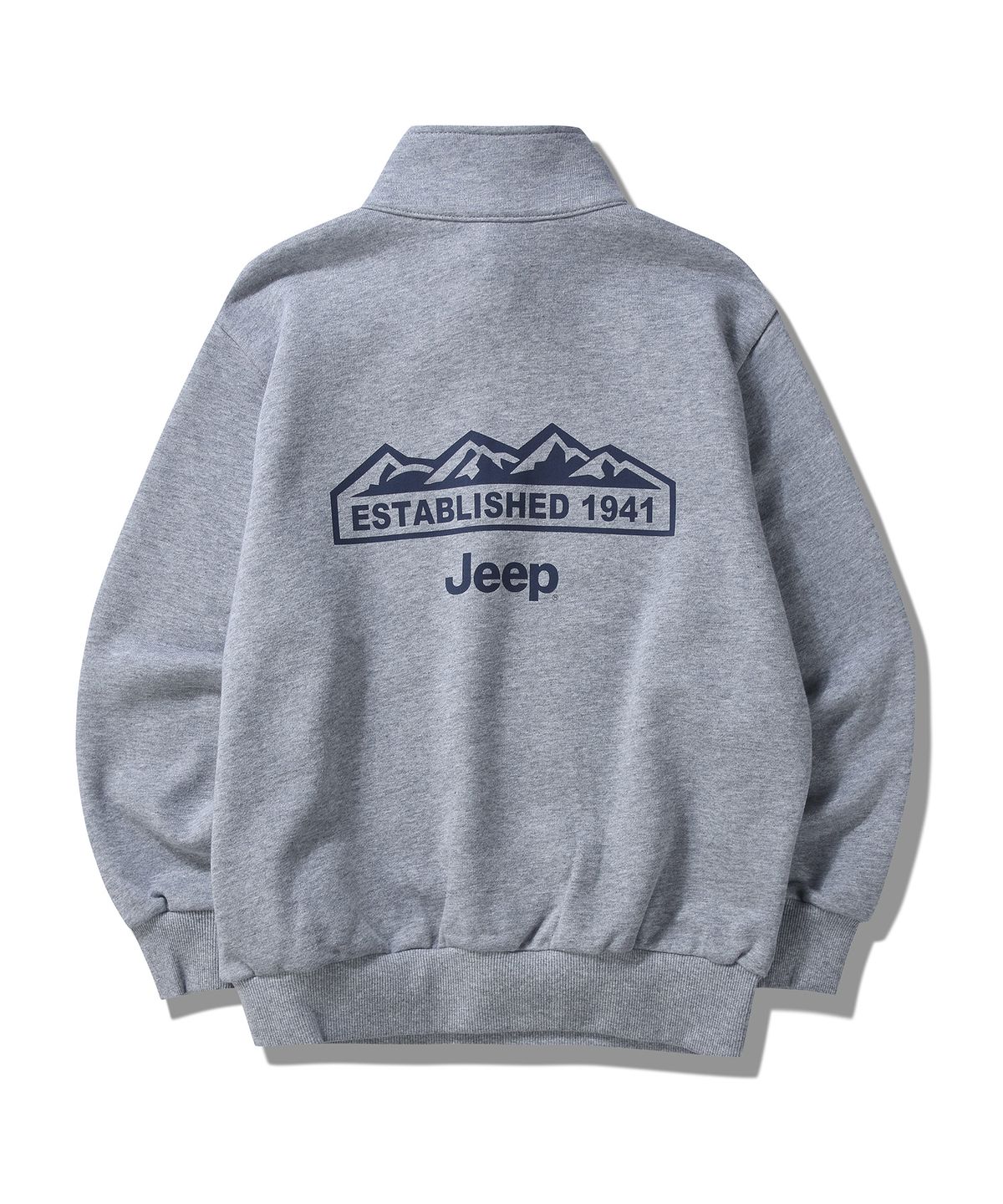 지프키즈(JEEPKIDS) M-Logo 반넥 집업 맨투맨(KP5TSU833MG)