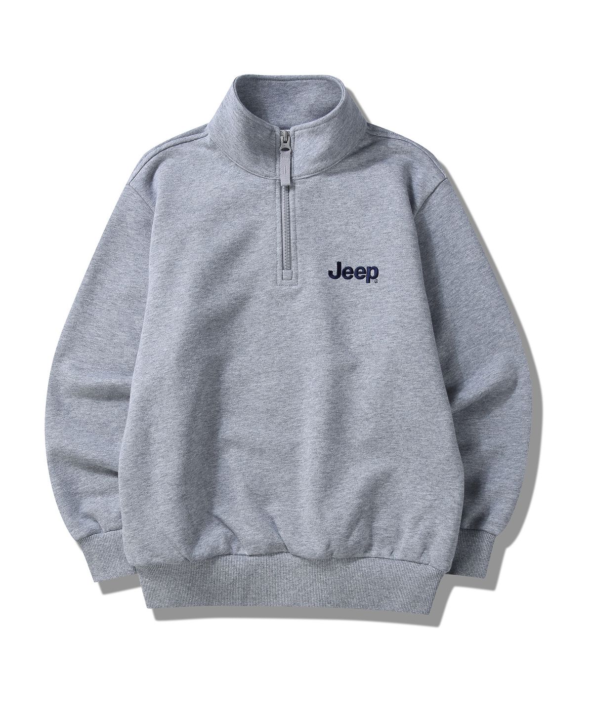 지프키즈(JEEPKIDS) M-Logo 반넥 집업 맨투맨(KP5TSU833MG)