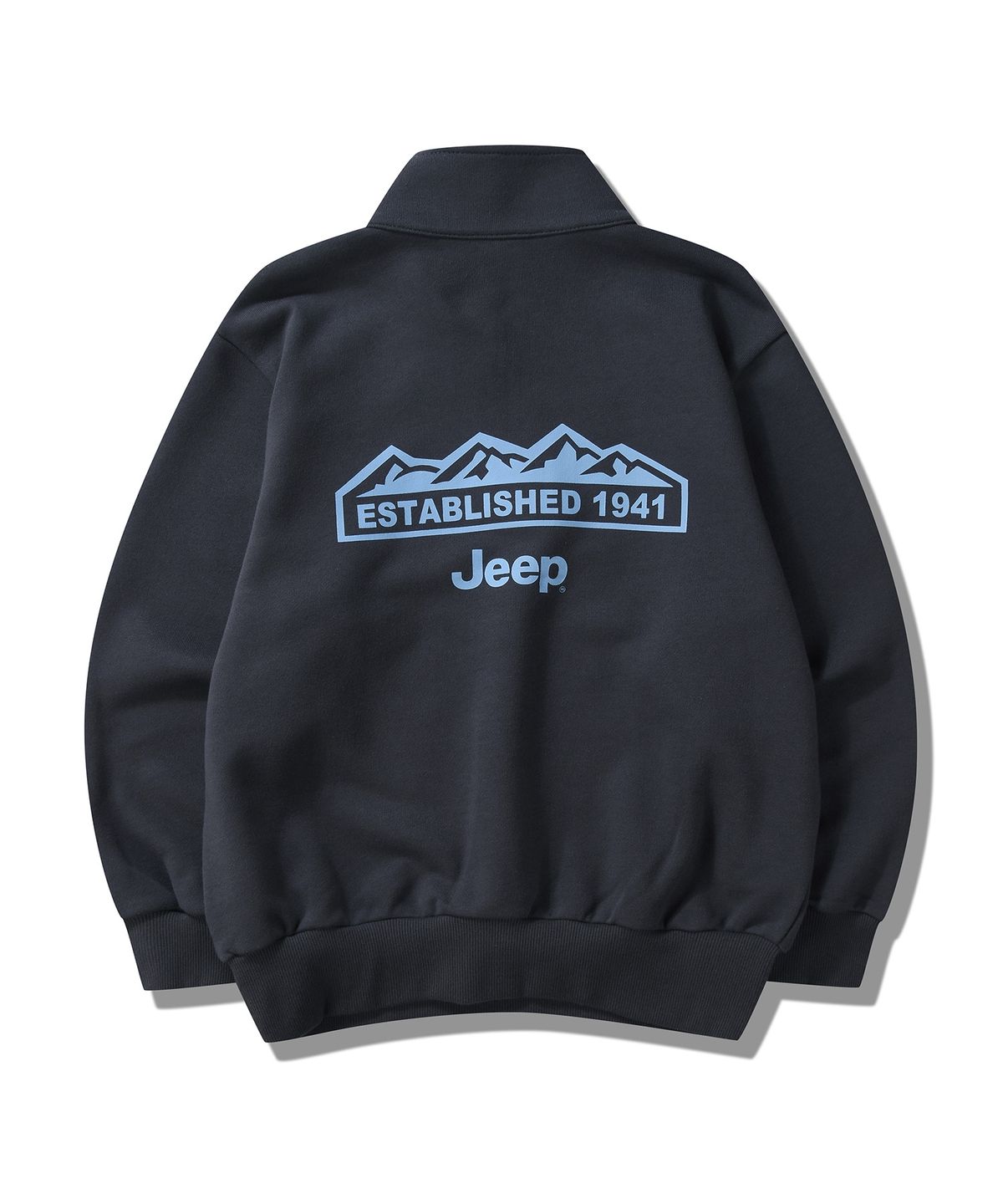 지프키즈(JEEPKIDS) M-Logo 반넥 집업 맨투맨(KP5TSU833DG)