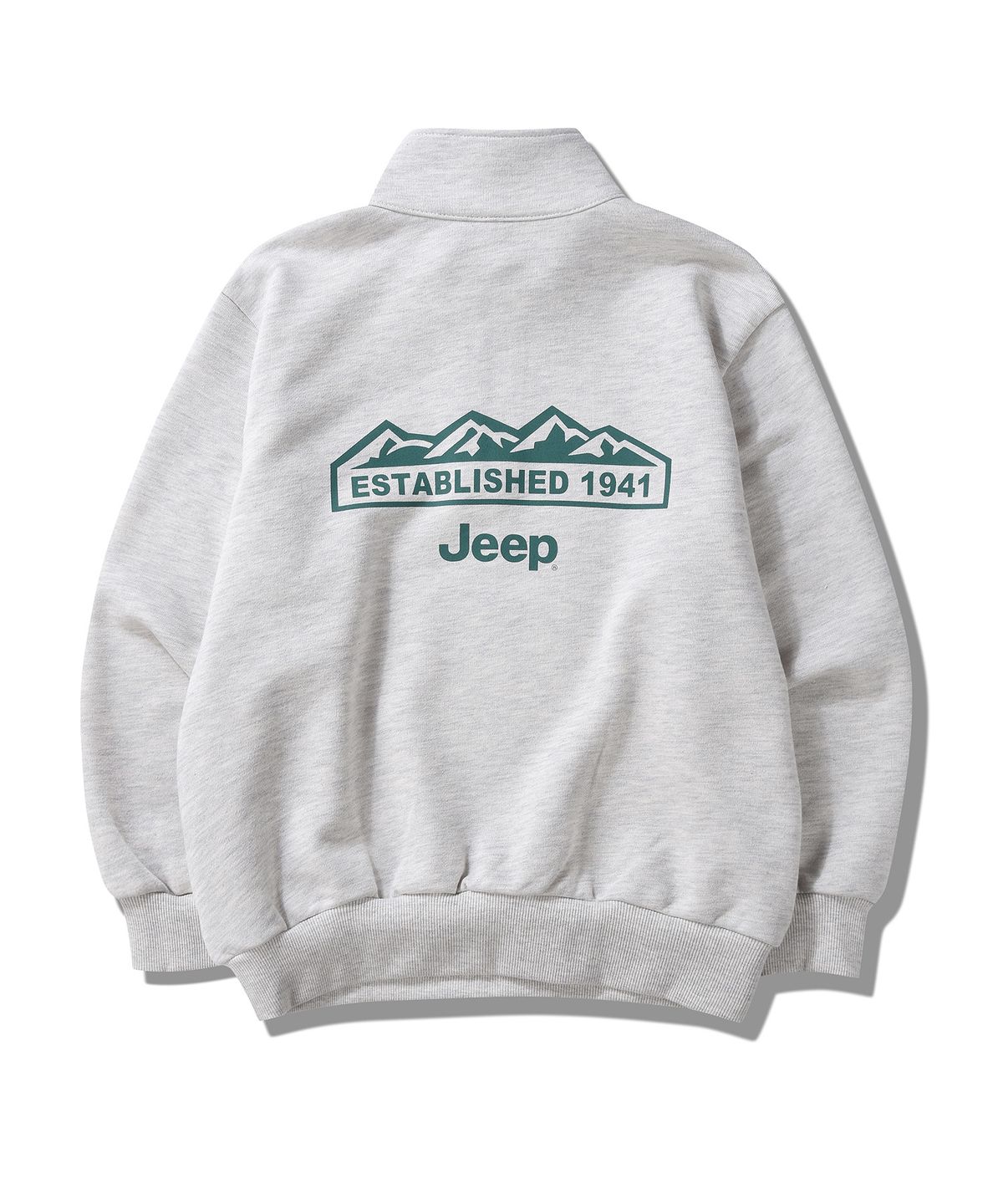 지프키즈(JEEPKIDS) M-Logo 반넥 집업 맨투맨(KP5TSU833MI)