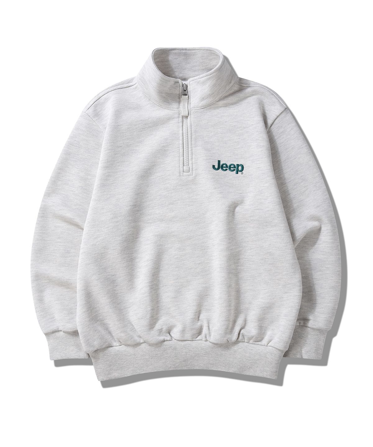지프키즈(JEEPKIDS) M-Logo 반넥 집업 맨투맨(KP5TSU833MI)