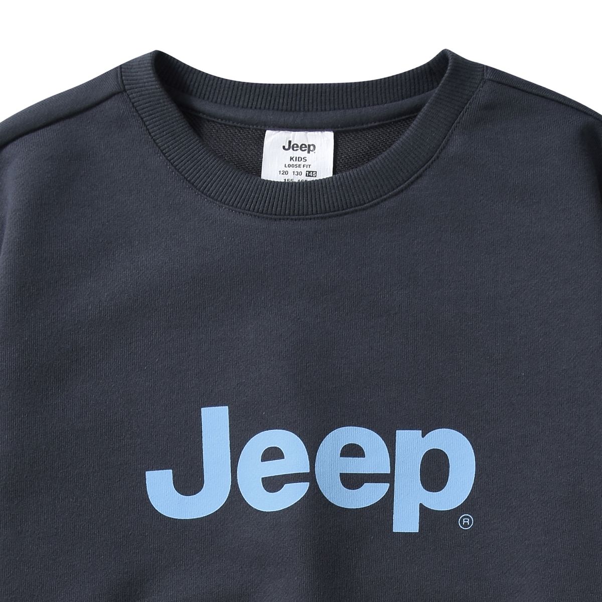 지프키즈(JEEPKIDS) 빅 지프로고 맨투맨(KP5TSU801DG)