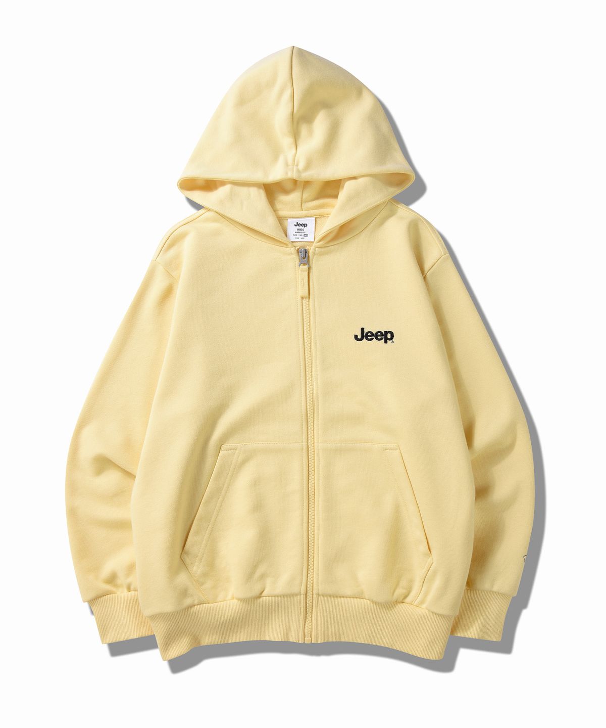 지프키즈(JEEPKIDS) 스몰 지프로고 후드 집업(KP5TZU002LY)