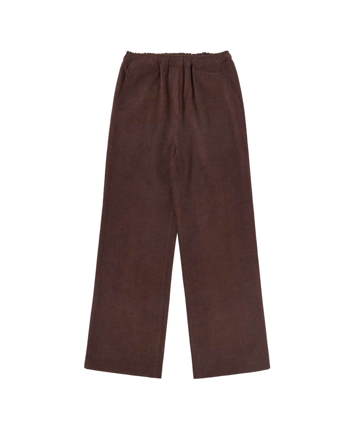 반원 아틀리에(VANONE ATELIER) P3210 벨벳 코듀로이 밴딩 팬츠_Brown