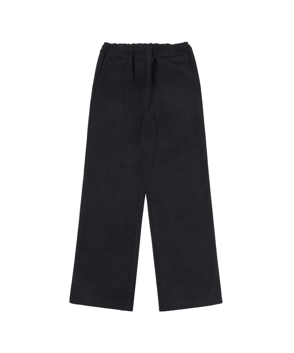 반원 아틀리에(VANONE ATELIER) P3210 벨벳 코듀로이 밴딩 팬츠_Black