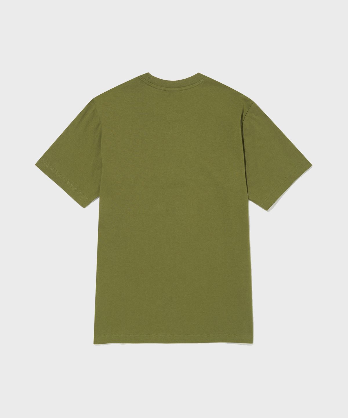 챔피온(CHAMPION) 스몰 스크립트 로고 코튼 반팔 티셔츠 Normal Khaki