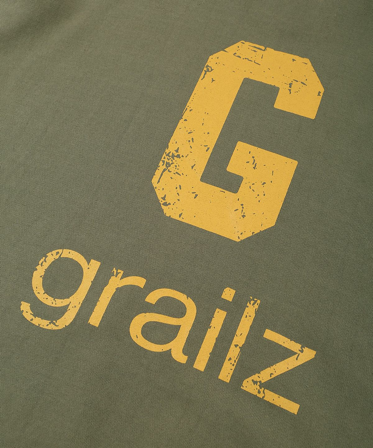 그레일즈(GRAILZ) VINTAGE G LOGO SWEATSHIRT [KHAKI]