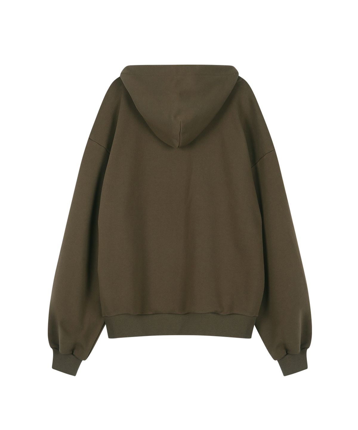 그레일즈(GRAILZ) EMBROIDERY SIGNATURE HEART HOODIE [BROWN]