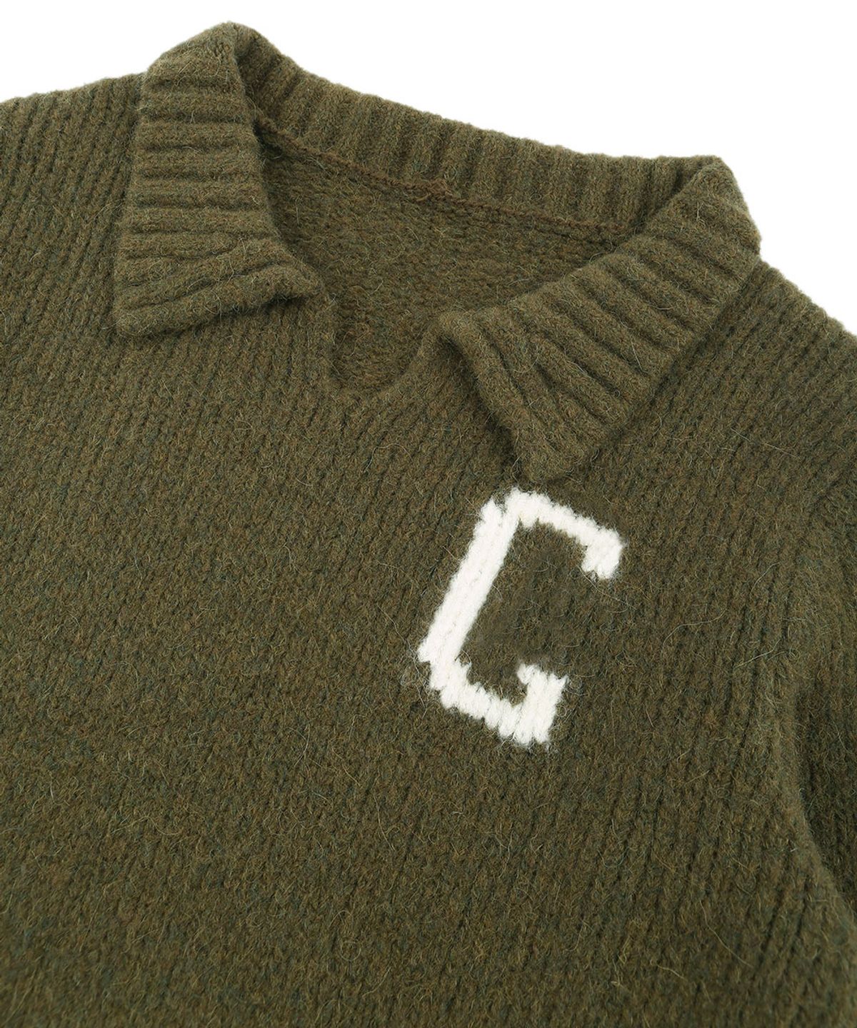 그레일즈(GRAILZ) G SPORTS KNIT POLO SWEATER [GREEN]