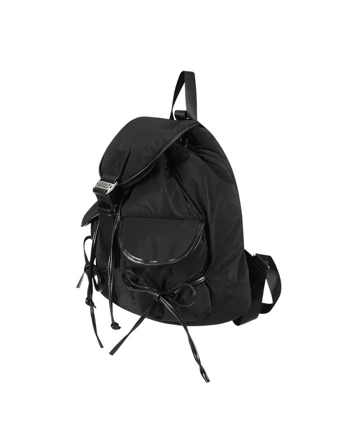 그레일즈(GRAILZ) PADDED RIBBON BACKPACK [BLACK]