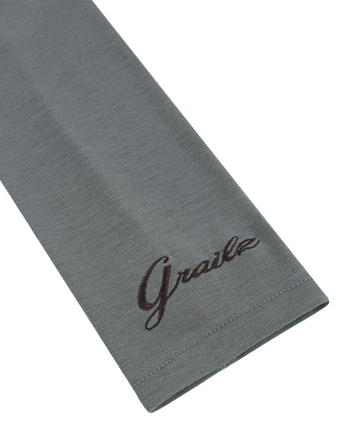 그레일즈(GRAILZ) PIPING COWL NECK HOODIE [CHARCOAL]