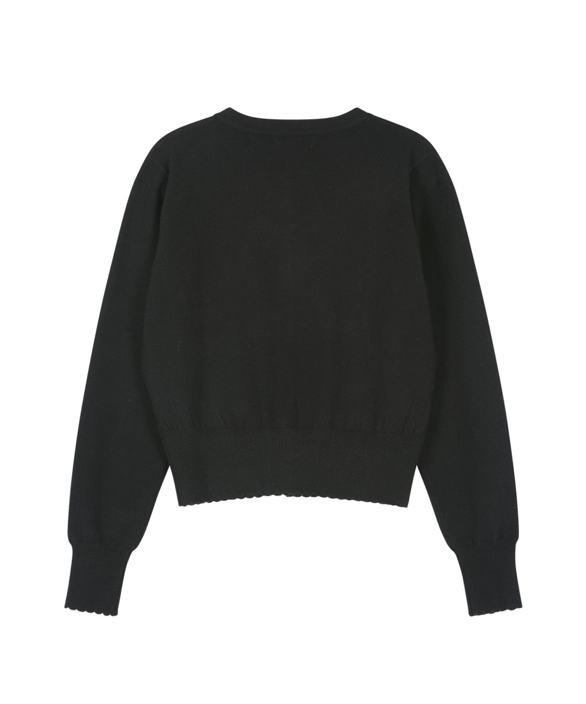 그레일즈(GRAILZ) SIGNATURE HEART CARDIGAN [BLACK]