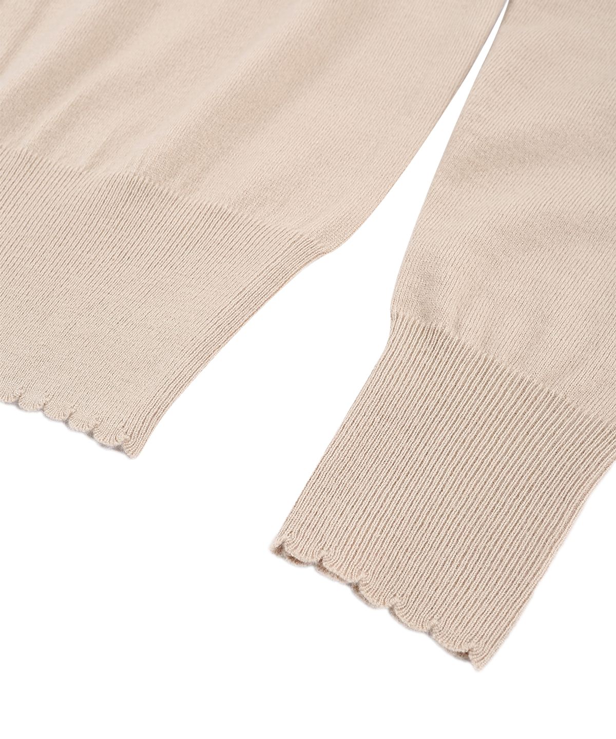 그레일즈(GRAILZ) SIGNATURE HEART CARDIGAN [BEIGE]