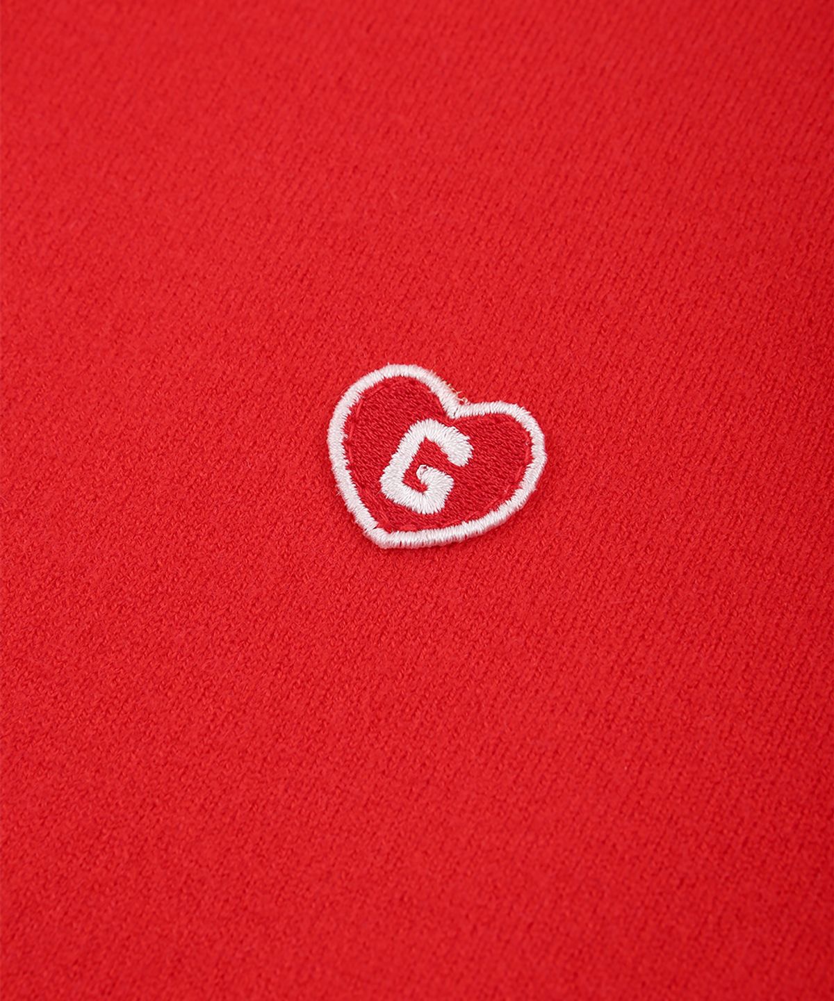 그레일즈(GRAILZ) SIGNATURE HEART CARDIGAN [RED]