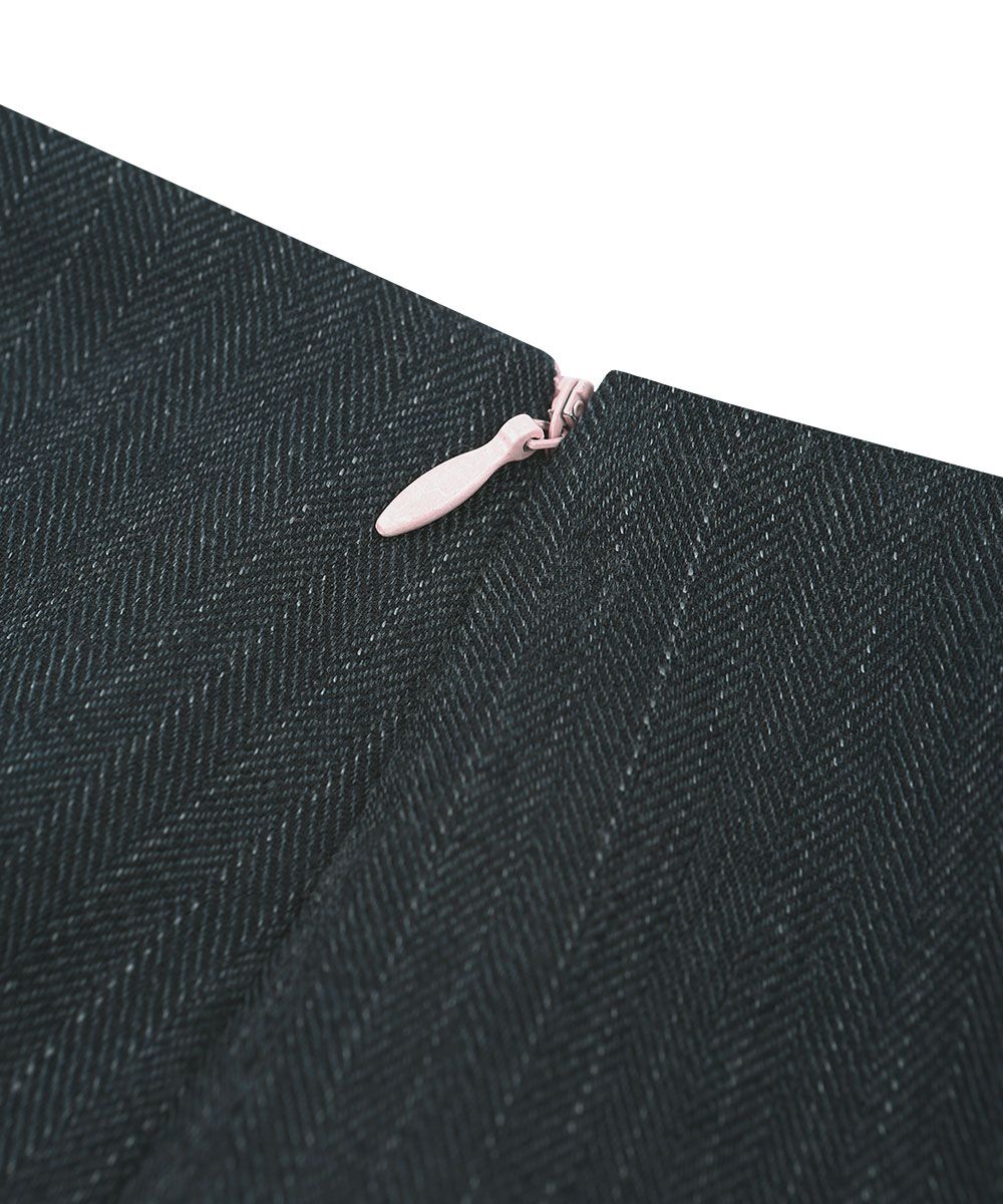 MUSINSA | GRAILZ SKIRT LAYERED PANTS [CHARCOAL]