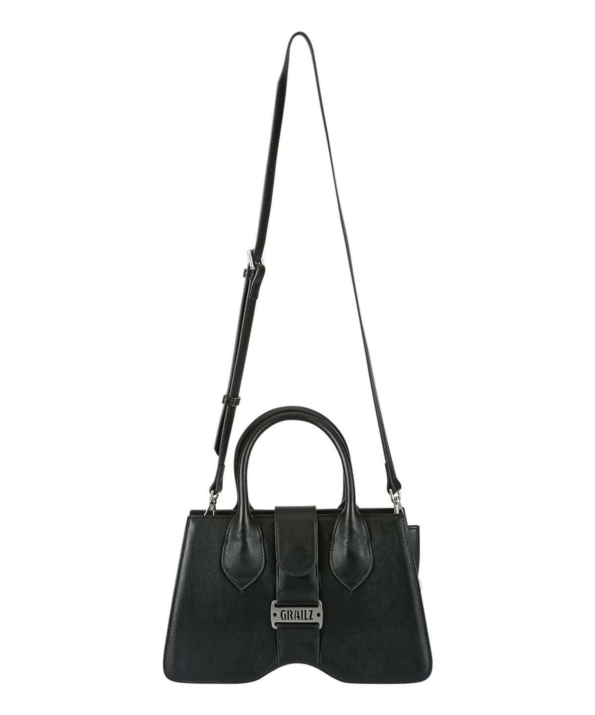 그레일즈(GRAILZ) LUXE FIORE LEATHER BAG [BLACK]