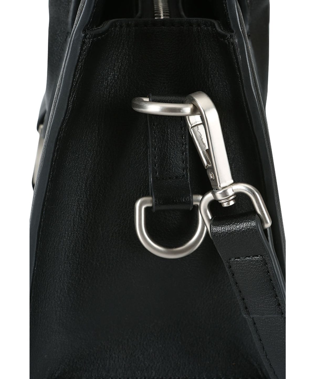 그레일즈(GRAILZ) LUXE FIORE LEATHER BAG [BLACK]
