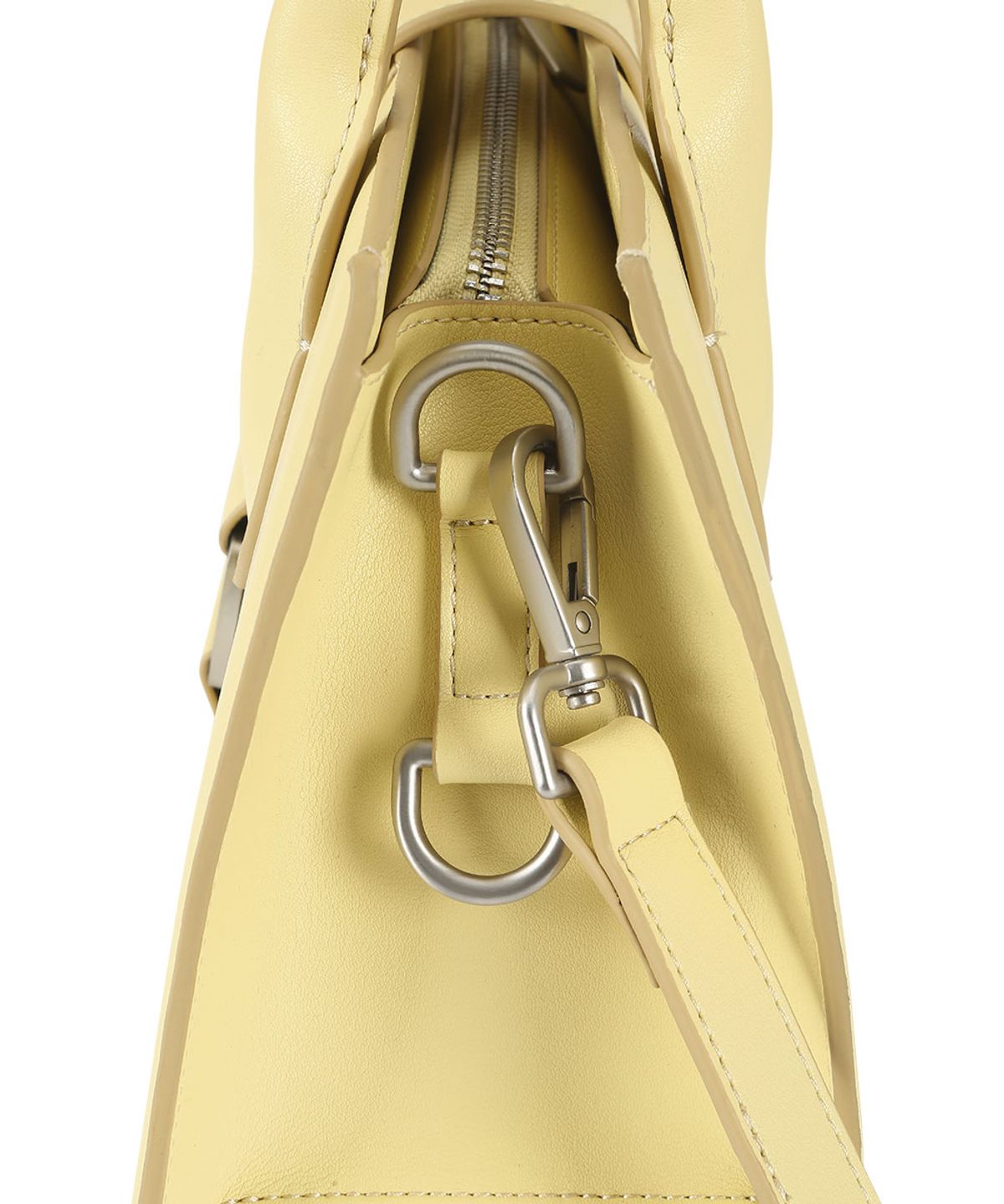 그레일즈(GRAILZ) LUXE FIORE LEATHER BAG [LIGHT YELLOW]