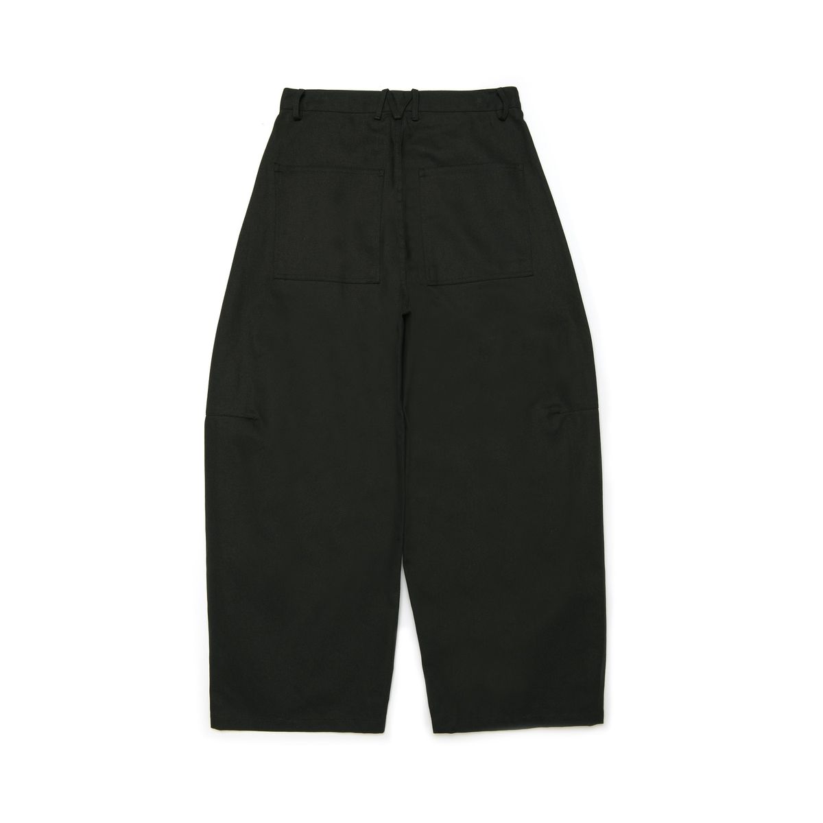 모스(MOTH) 커브드 빅와이드 치노 팬츠_블랙