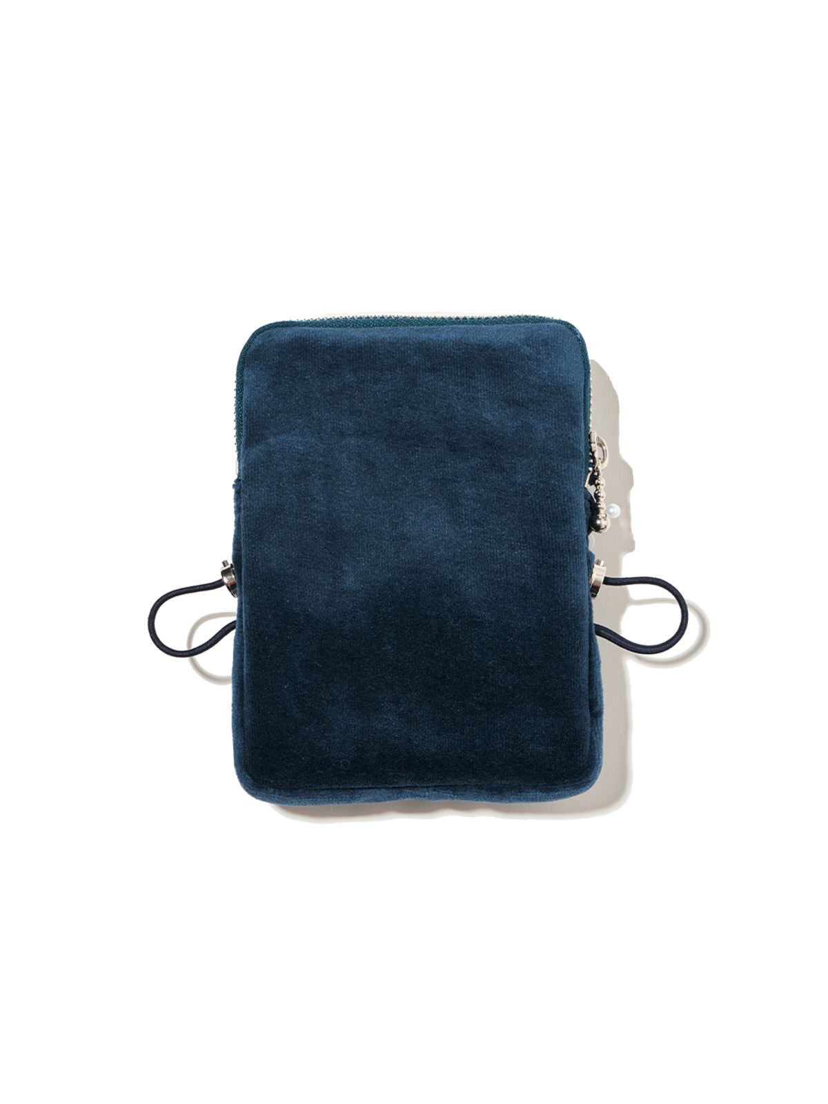 기준(KIJUN) Velour Mini Bag Navy