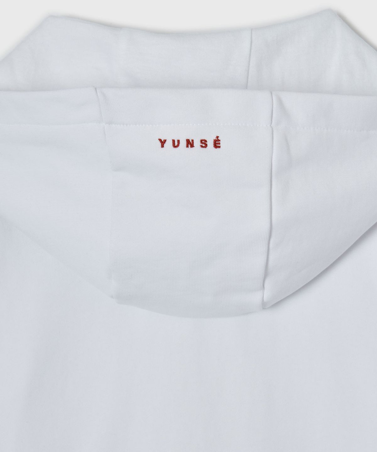 윤세(YUNSE) 크롭 후드 집업 (화이트)