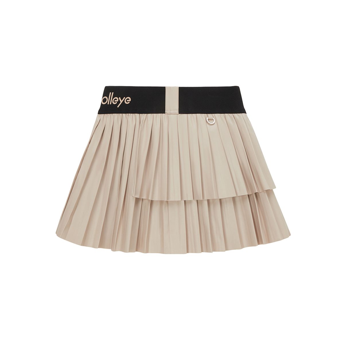 롤링롤라이(ROLLINGROLLEYE) 롤롤 뉴 엣지 레더스커트 아이보리 Roll Roll New Edge Leather Skirt Ivory