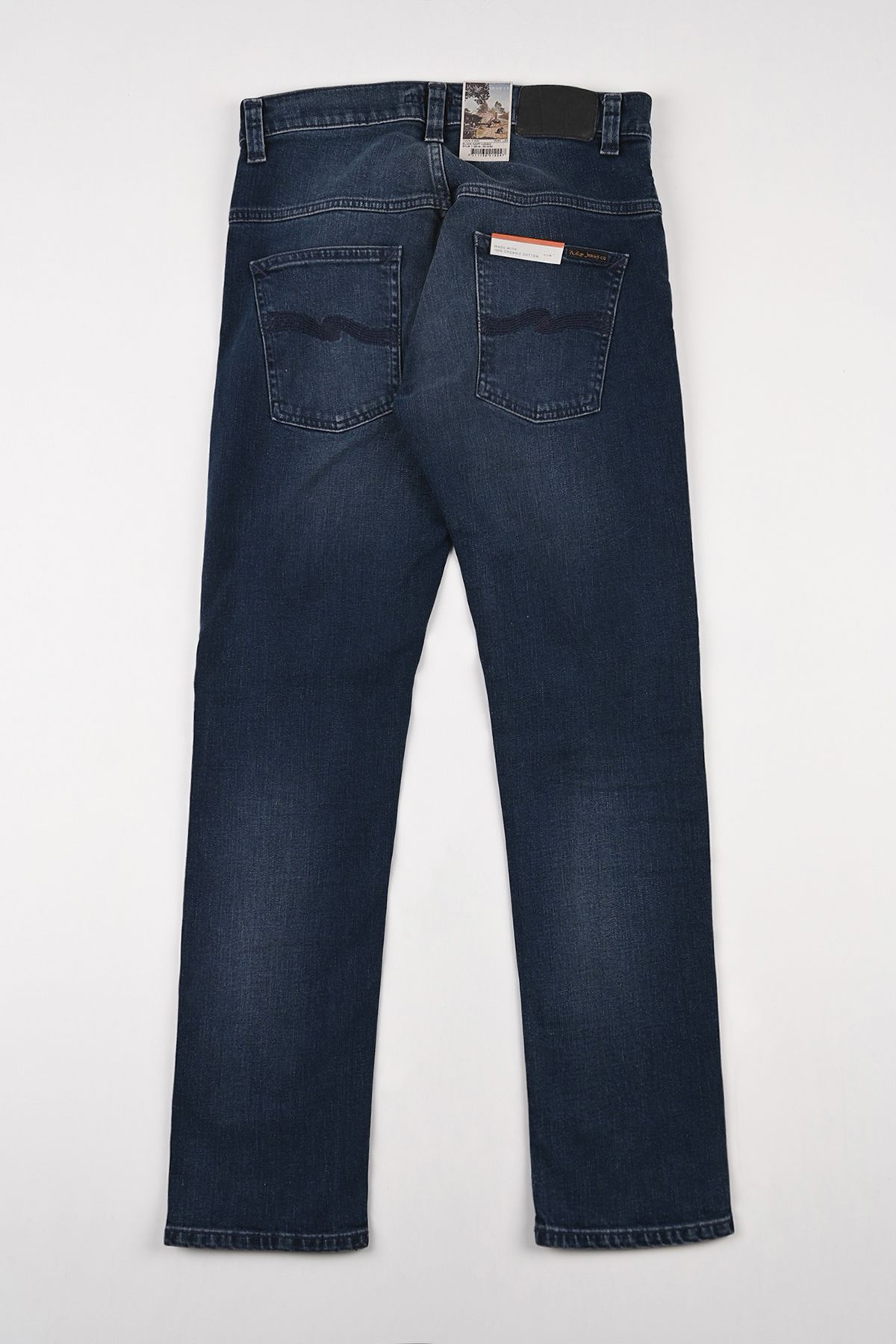 누디진(NUDIEJEANS) 씬핀 Black Weft Indigo / 112918