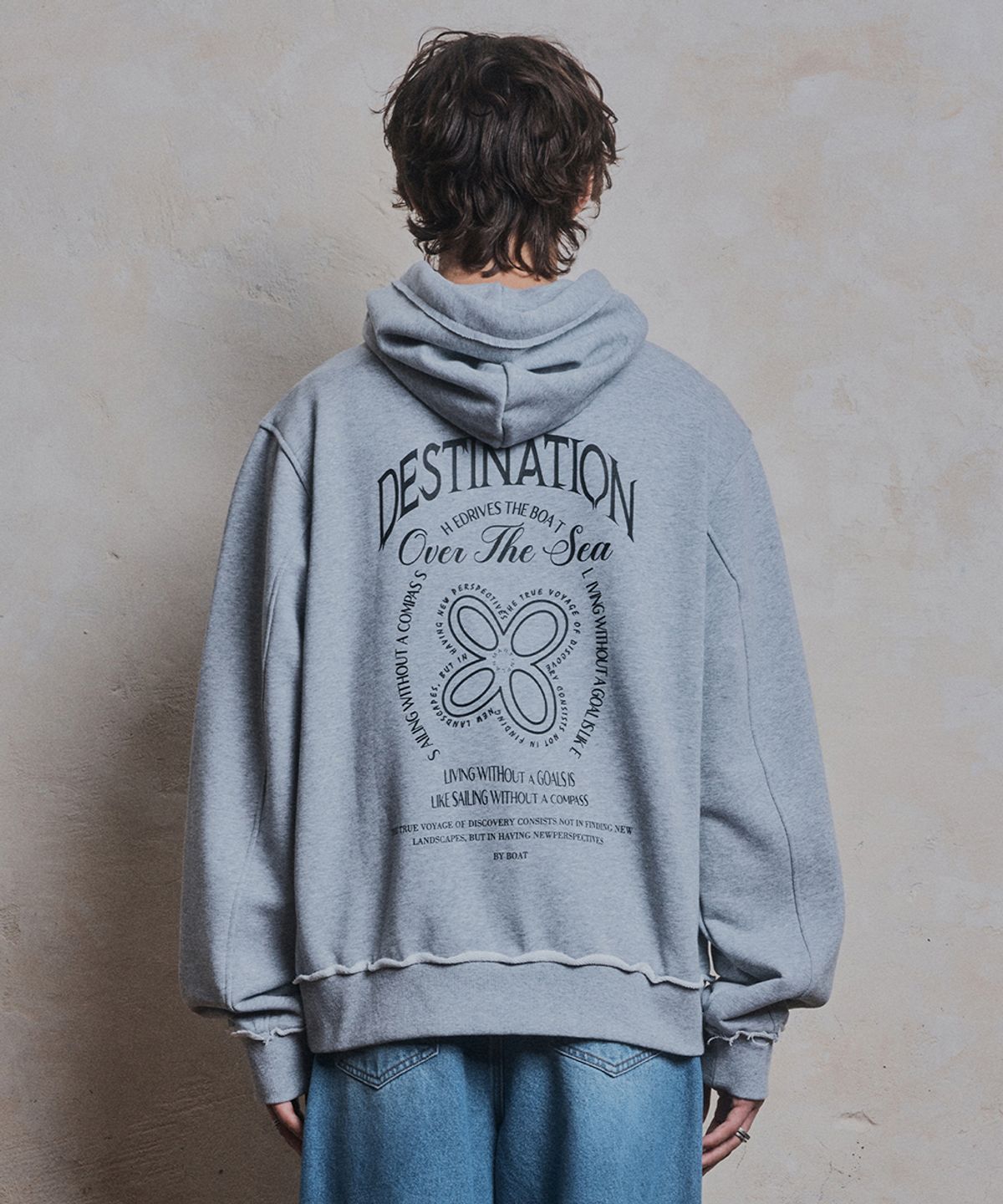 마틴플랜(MARTIN PLAN) Destination Cycla Hoodie - GREY