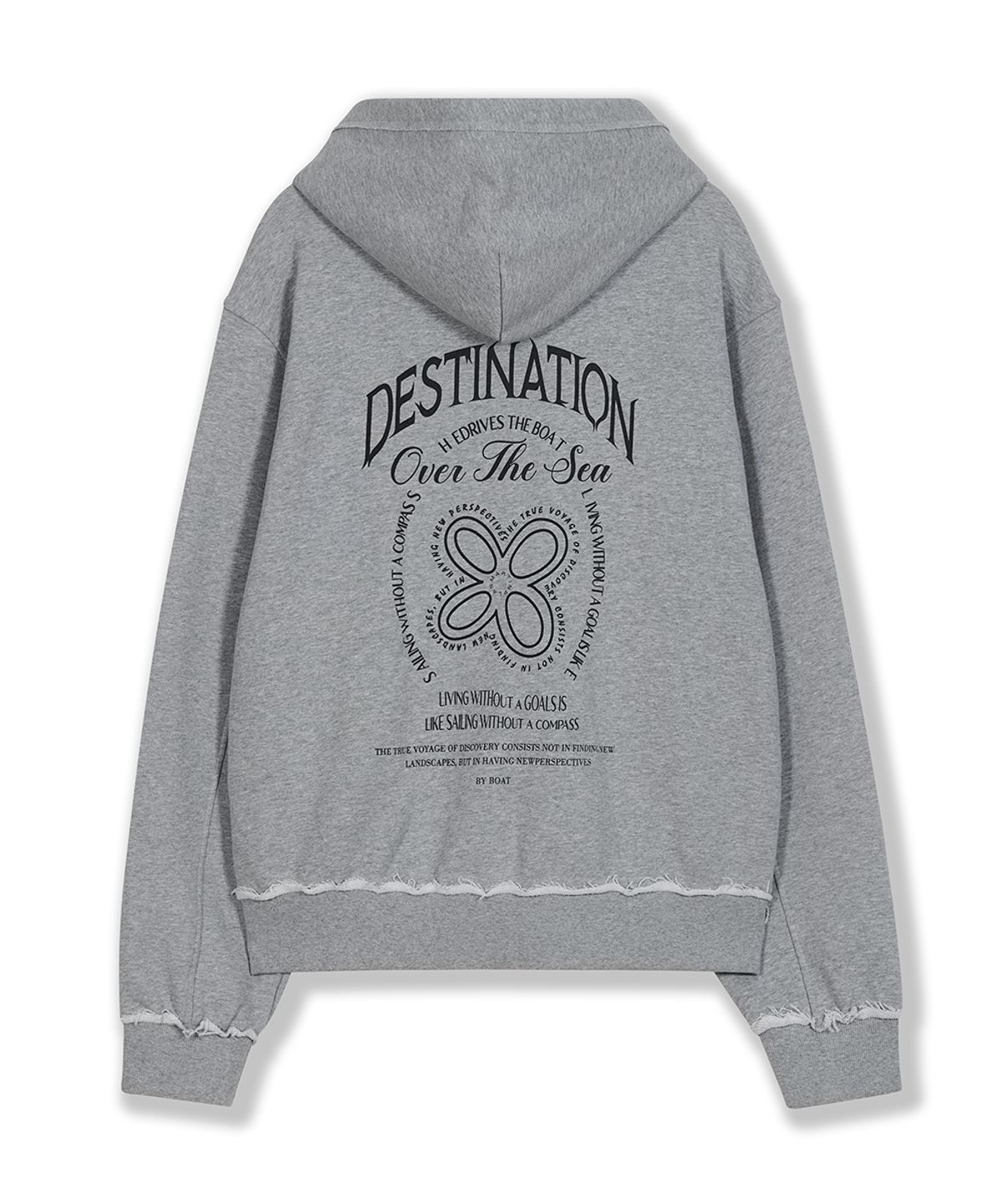마틴플랜(MARTIN PLAN) Destination Cycla Hoodie - GREY