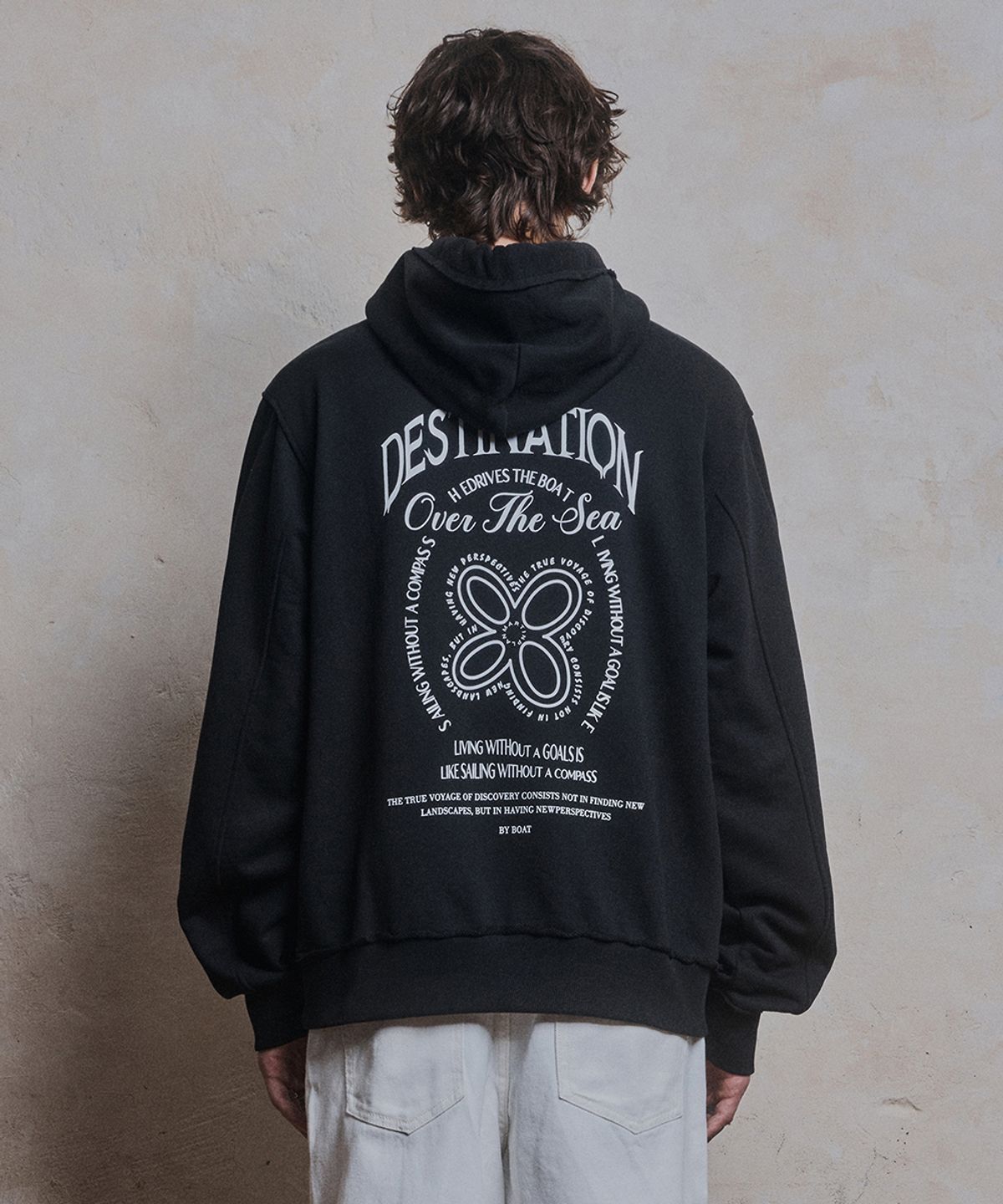 마틴플랜(MARTIN PLAN) Destination Cycla Hoodie - GREY