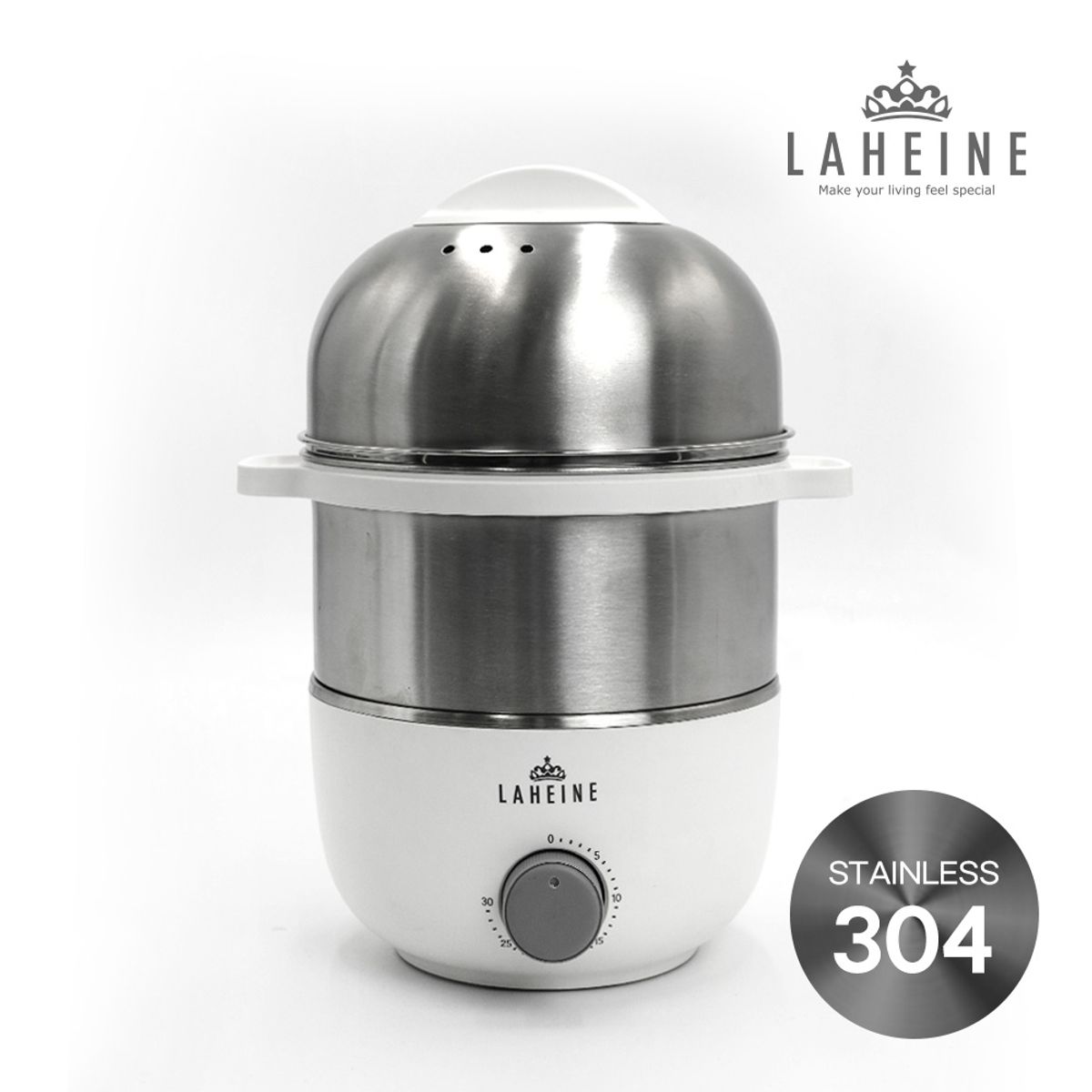 라헨느(LAHEINE) 더 퀸 304 올스텐 2단 멀티 계란찜기
