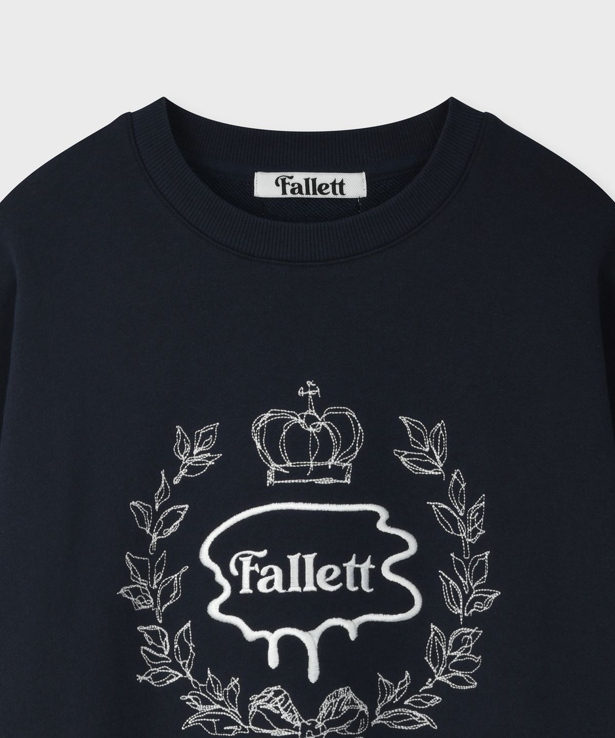 팔렛(FALLETT) 클래식 아이비 맨투맨 네이비