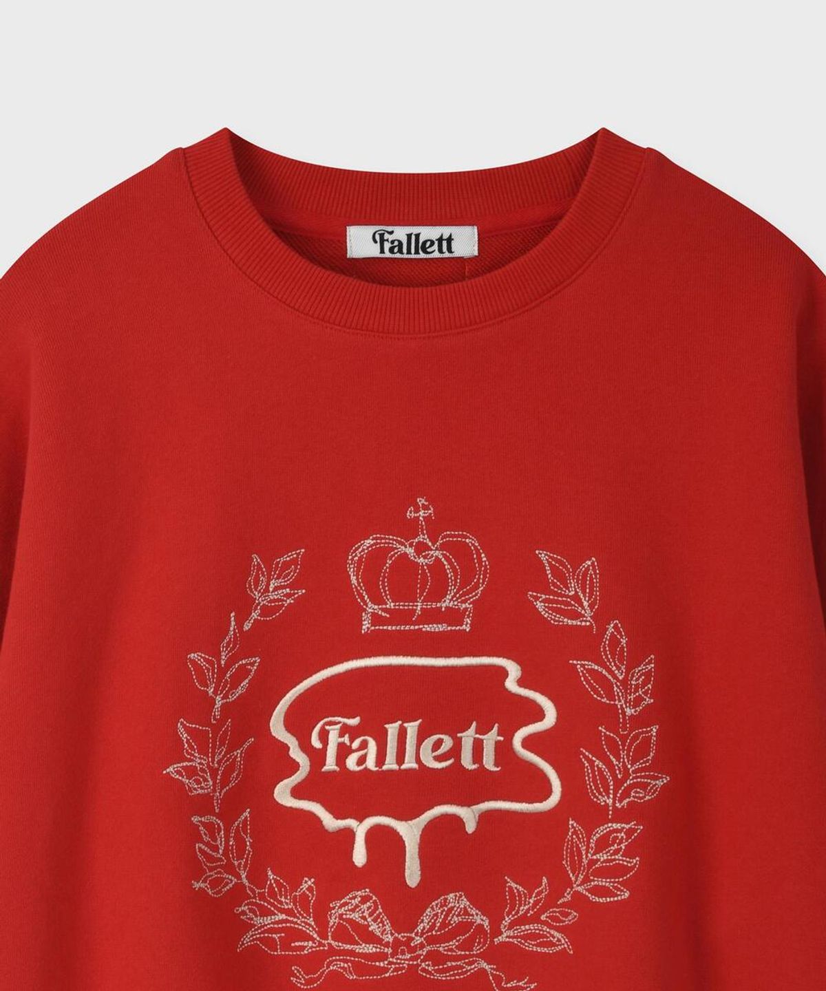 팔렛(FALLETT) 클래식 아이비 맨투맨 레드