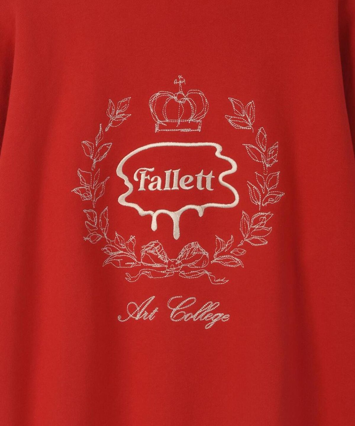 팔렛(FALLETT) 클래식 아이비 맨투맨 레드