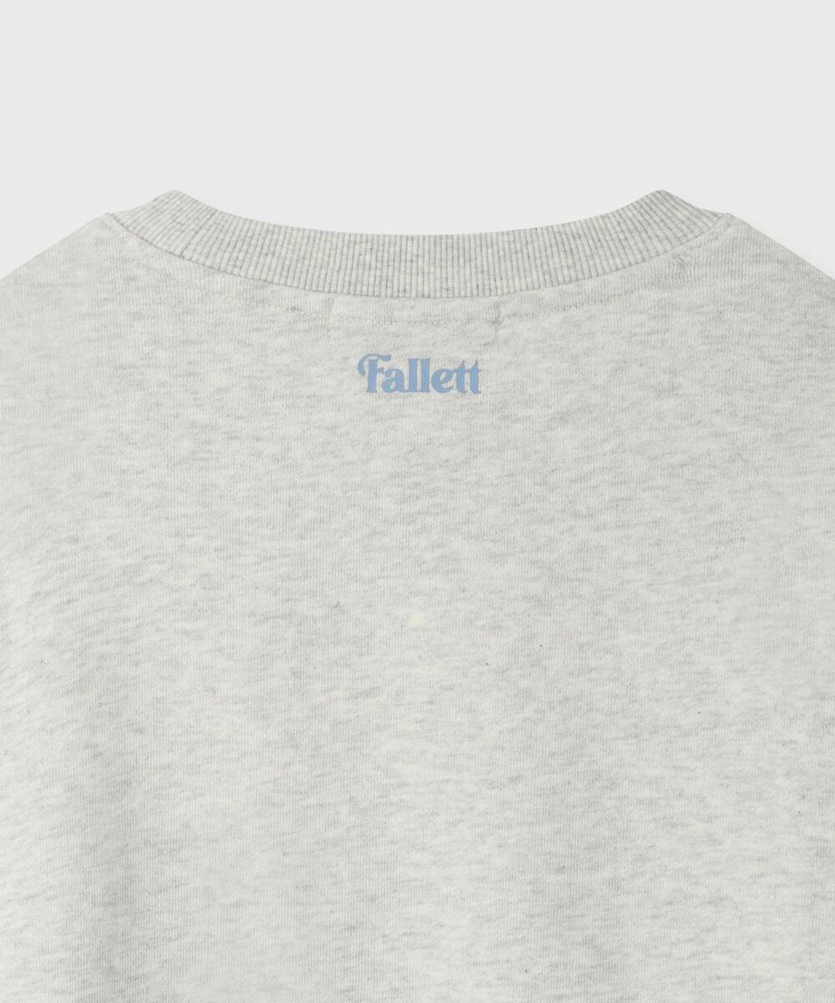 팔렛(FALLETT) 부클 플라워 맨투맨 오트밀