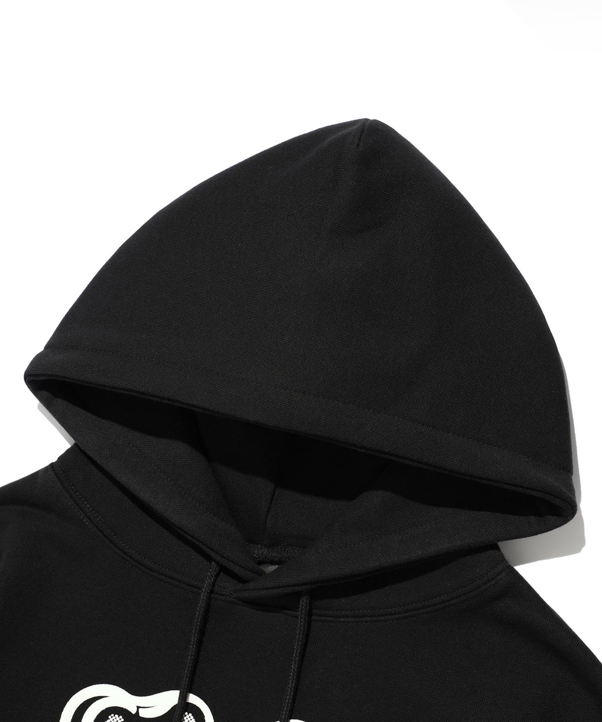 나이스고스트클럽(NICEGHOSTCLUB) GUMMY BEAR & LOGO HOODIE_BLACK(NG2EFUM400A)