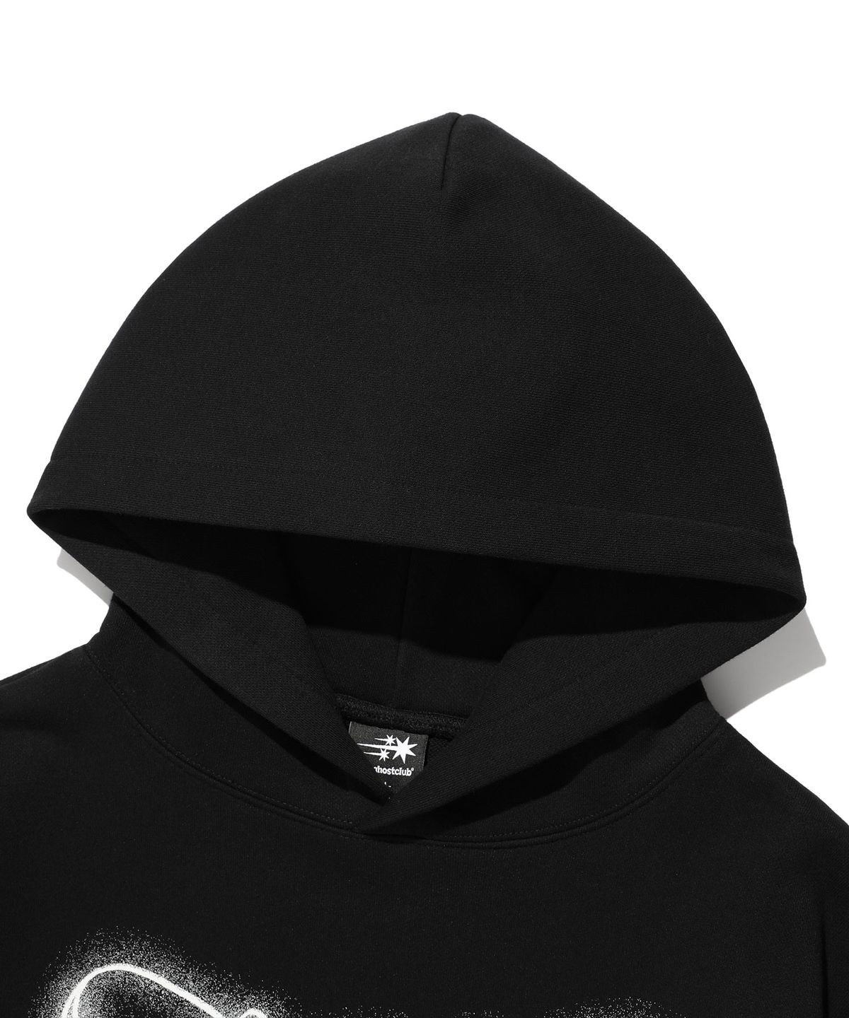 나이스고스트클럽(NICEGHOSTCLUB) SKULL RIBBON HOODIE_BLACK(NG2EFUM403A)