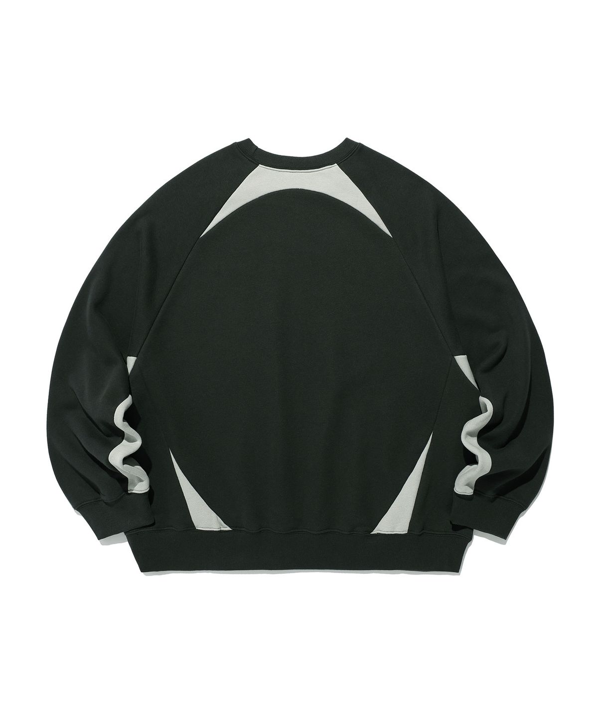나이스고스트클럽(NICEGHOSTCLUB) SPORTY LINE SWEATSHIRTS_BLACK(NG2EFUM440A)