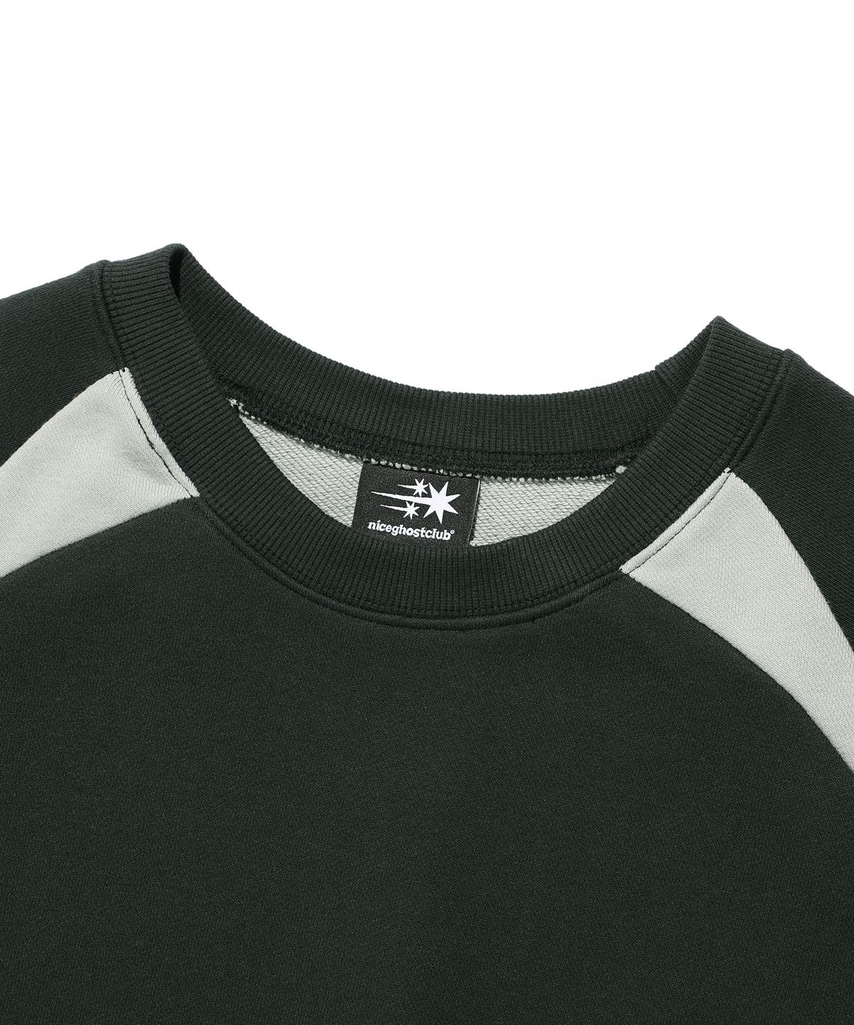 나이스고스트클럽(NICEGHOSTCLUB) SPORTY LINE SWEATSHIRTS_BLACK(NG2EFUM440A)