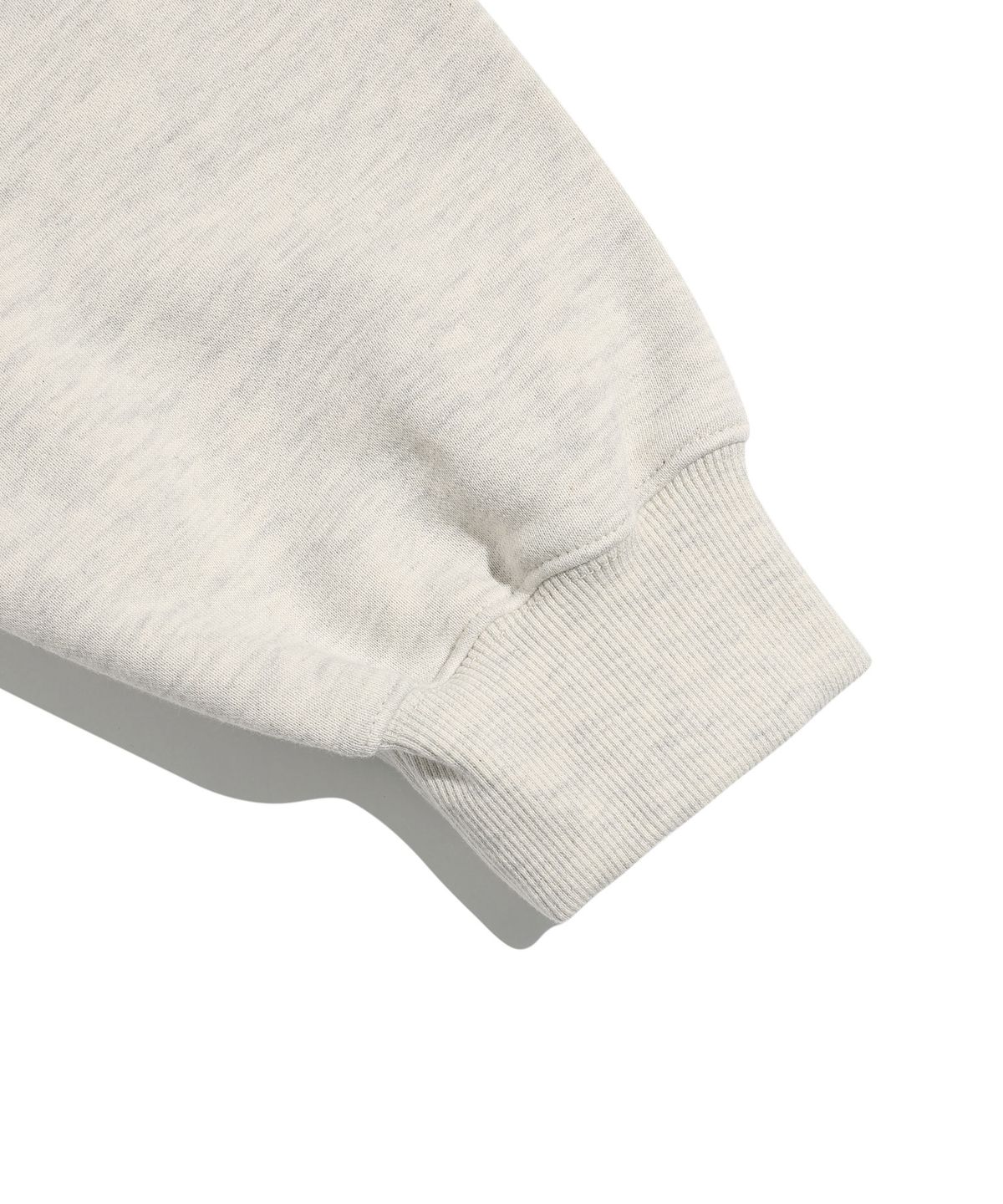 나이스고스트클럽(NICEGHOSTCLUB) 3STAR LOGO APPLIQUE SWEATSHIRTS_OATMEAL(NG2EFUM444A)