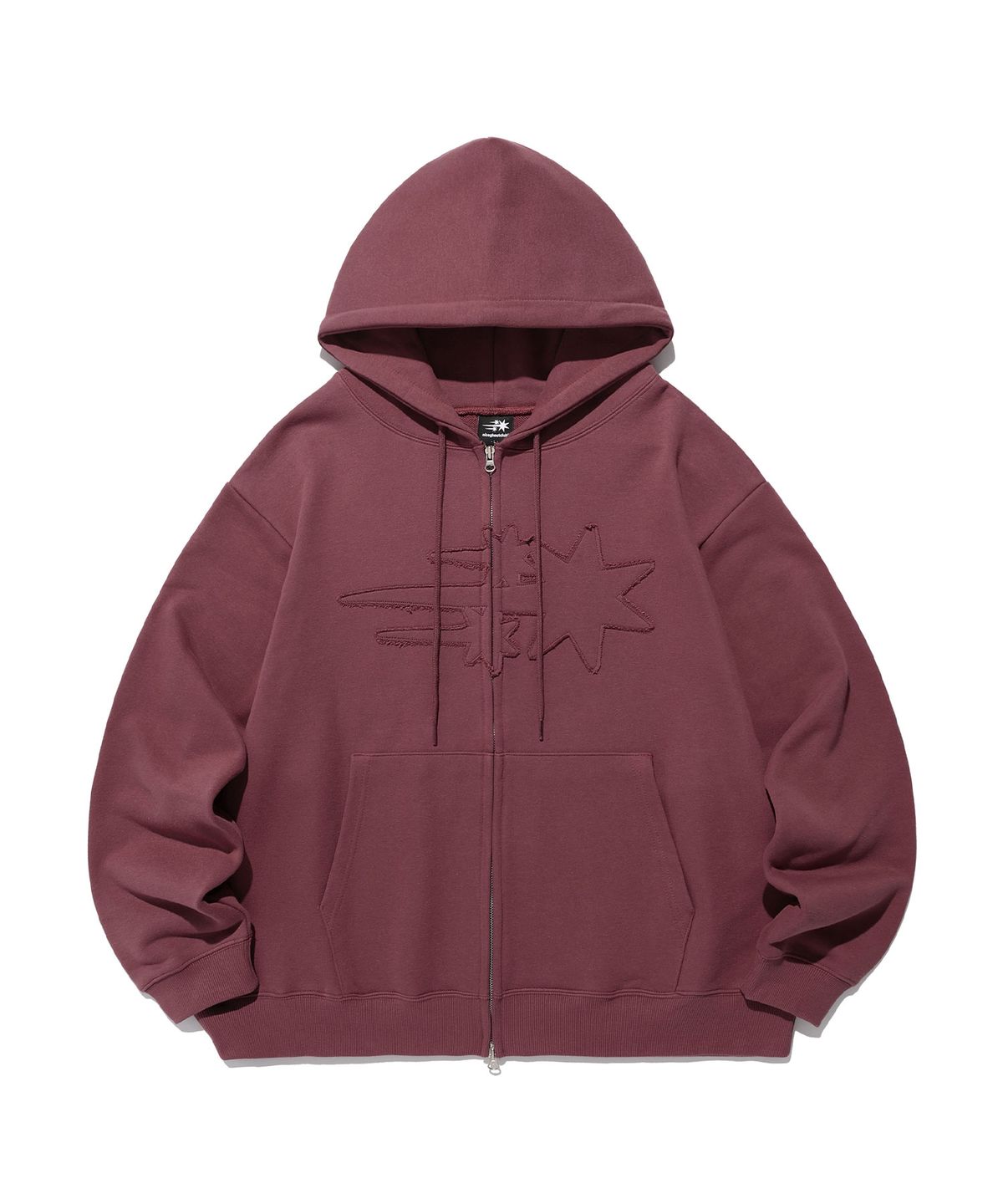 나이스고스트클럽(NICEGHOSTCLUB) 3STAR LOGO ZIP HOODIE_6colors(NG2EFUM480A)