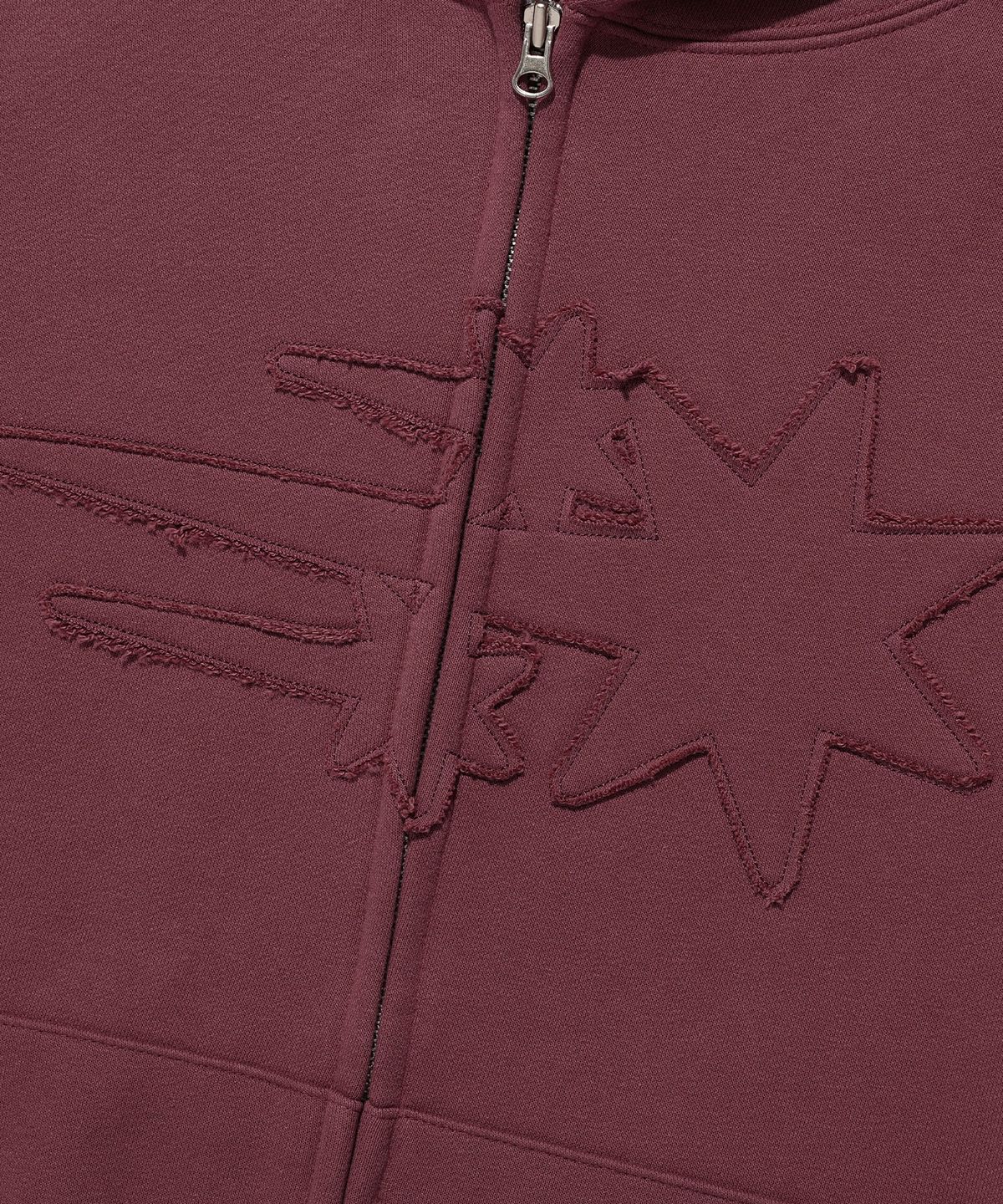나이스고스트클럽(NICEGHOSTCLUB) 3STAR LOGO ZIP HOODIE_6colors(NG2EFUM480A)