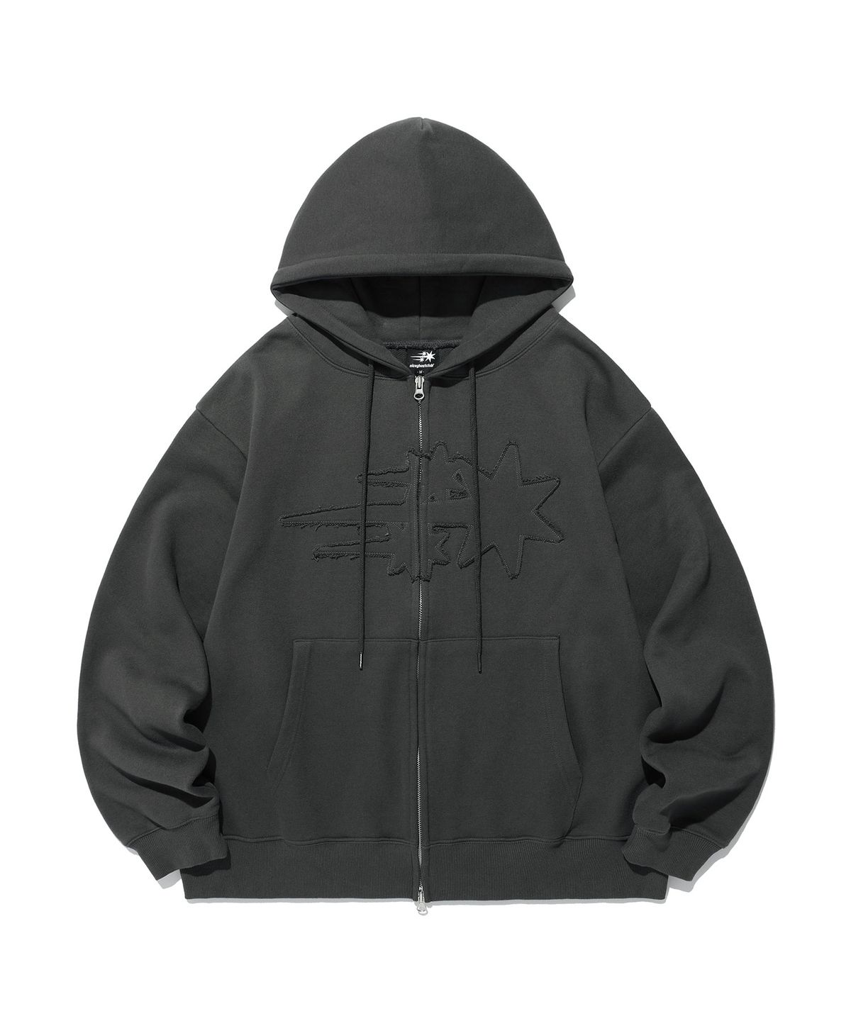 나이스고스트클럽(NICEGHOSTCLUB) 3STAR LOGO ZIP HOODIE_6colors(NG2EFUM480A)
