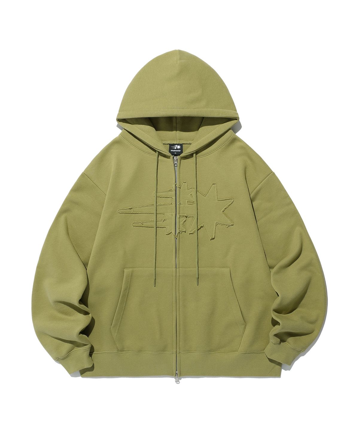 나이스고스트클럽(NICEGHOSTCLUB) 3STAR LOGO ZIP HOODIE_6colors(NG2EFUM480A)