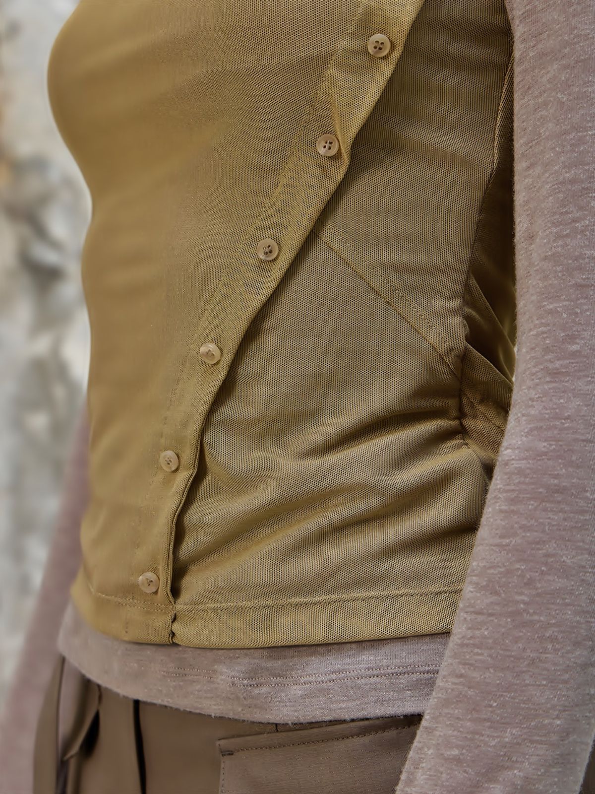 퍼블리카엑스(PUBLICKA X) FREYA TOP BEIGE + TAUPE
