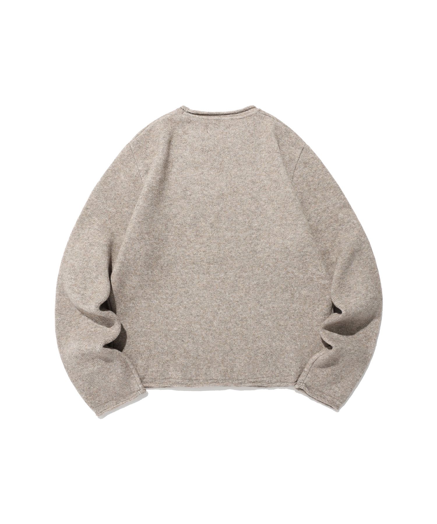 衣更真緒 shuffle casual 79個 MUSINSA公式 | NICE GHOST CLUB 3STAR L/S KNIT TEE_BROWN
